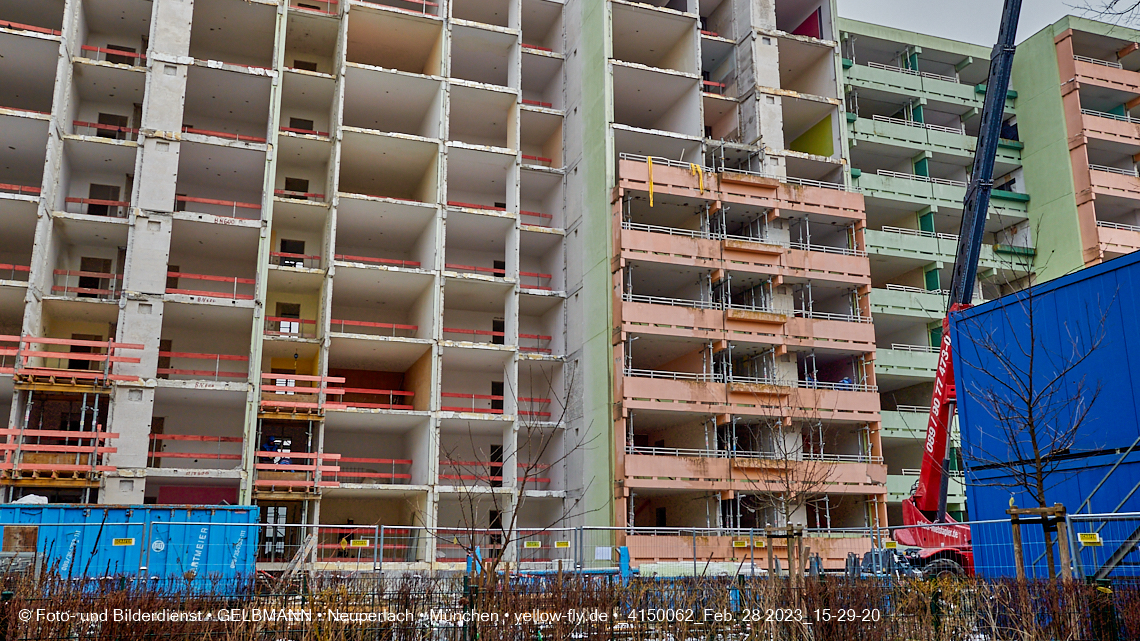 28.02.2023 - Sanierung in der Kurt-Eisner Straße Neuperlach